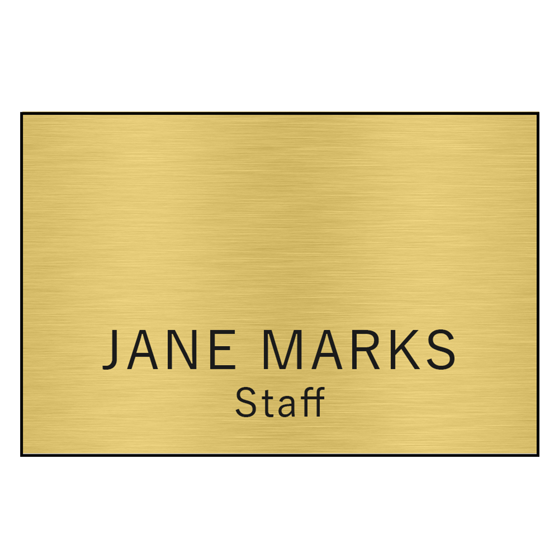 Hollywood Plastic Name Badge (Standard Size 2" x 3") 4