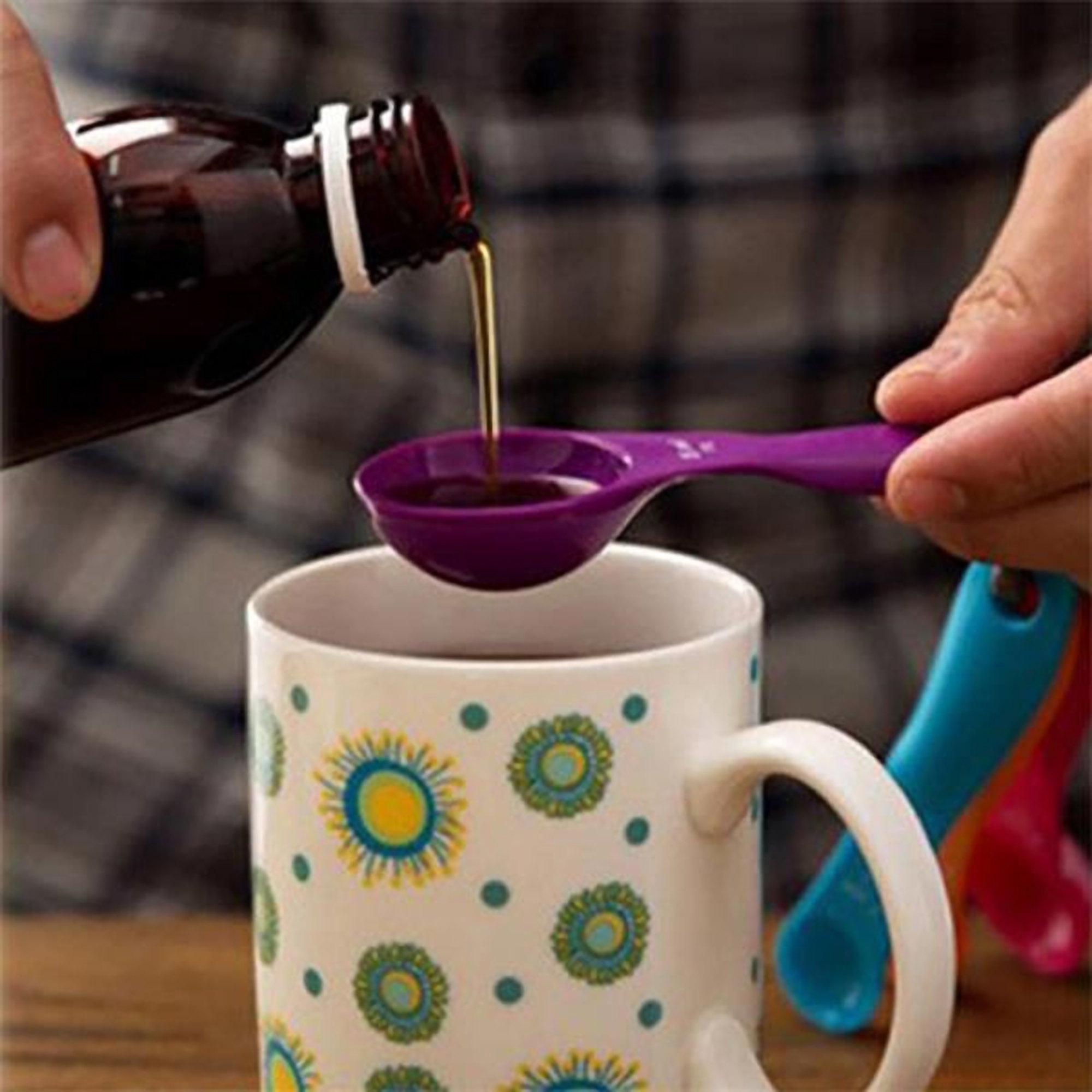 5 Piece Plastic Measuring Spoon Set 3