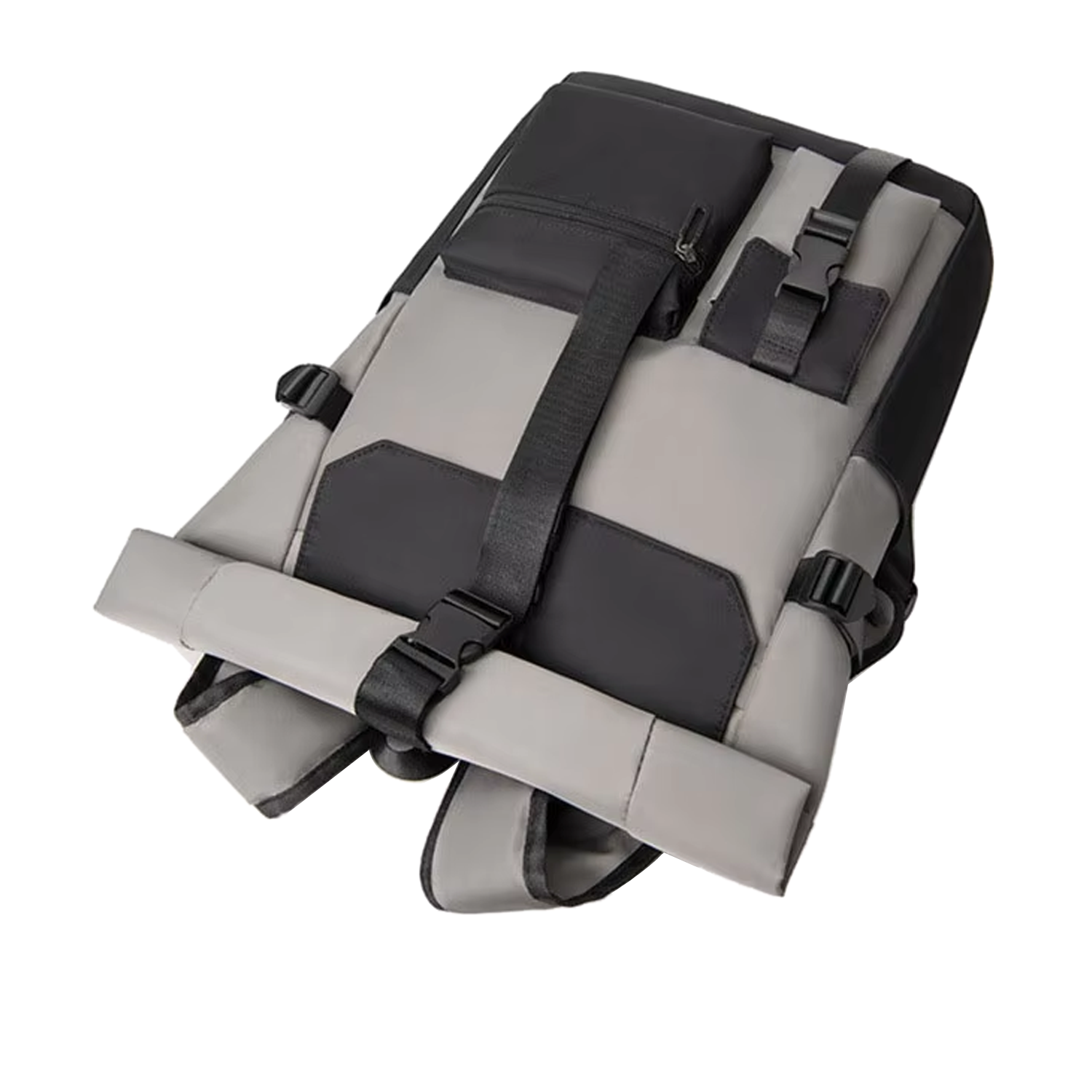 Oxford Roll Top Laptop Backpack 3