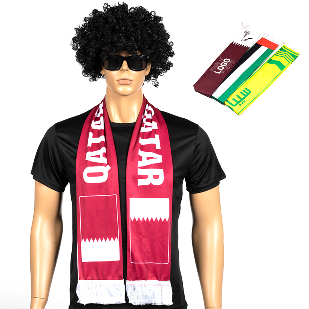 Qatar World Cup National Flag Scarf 2
