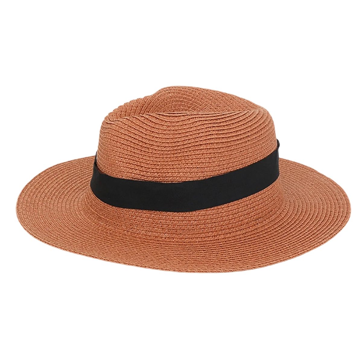 Stylish Woven Straw Hat with Wide Brim for Outdoor Use 10