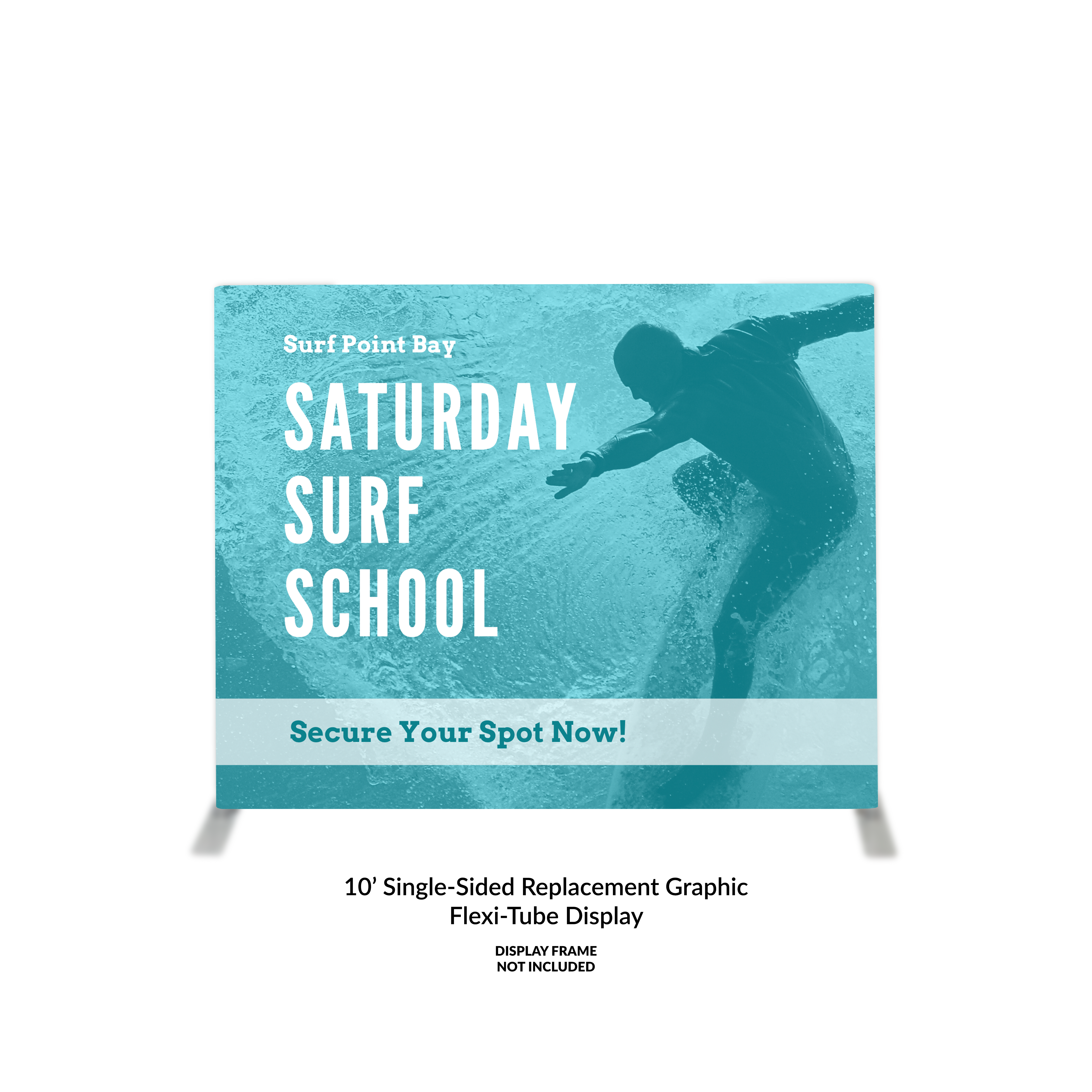 10’ Replacement Graphic, Single Sided (Flexi-Tube Display)