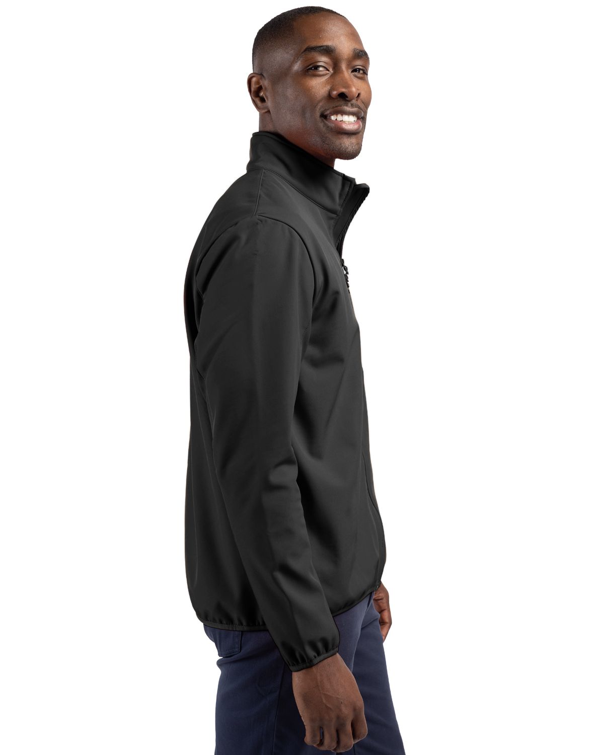 Clique Trail Recycled Stretch Softshell Mens Full Zip Jacket 4