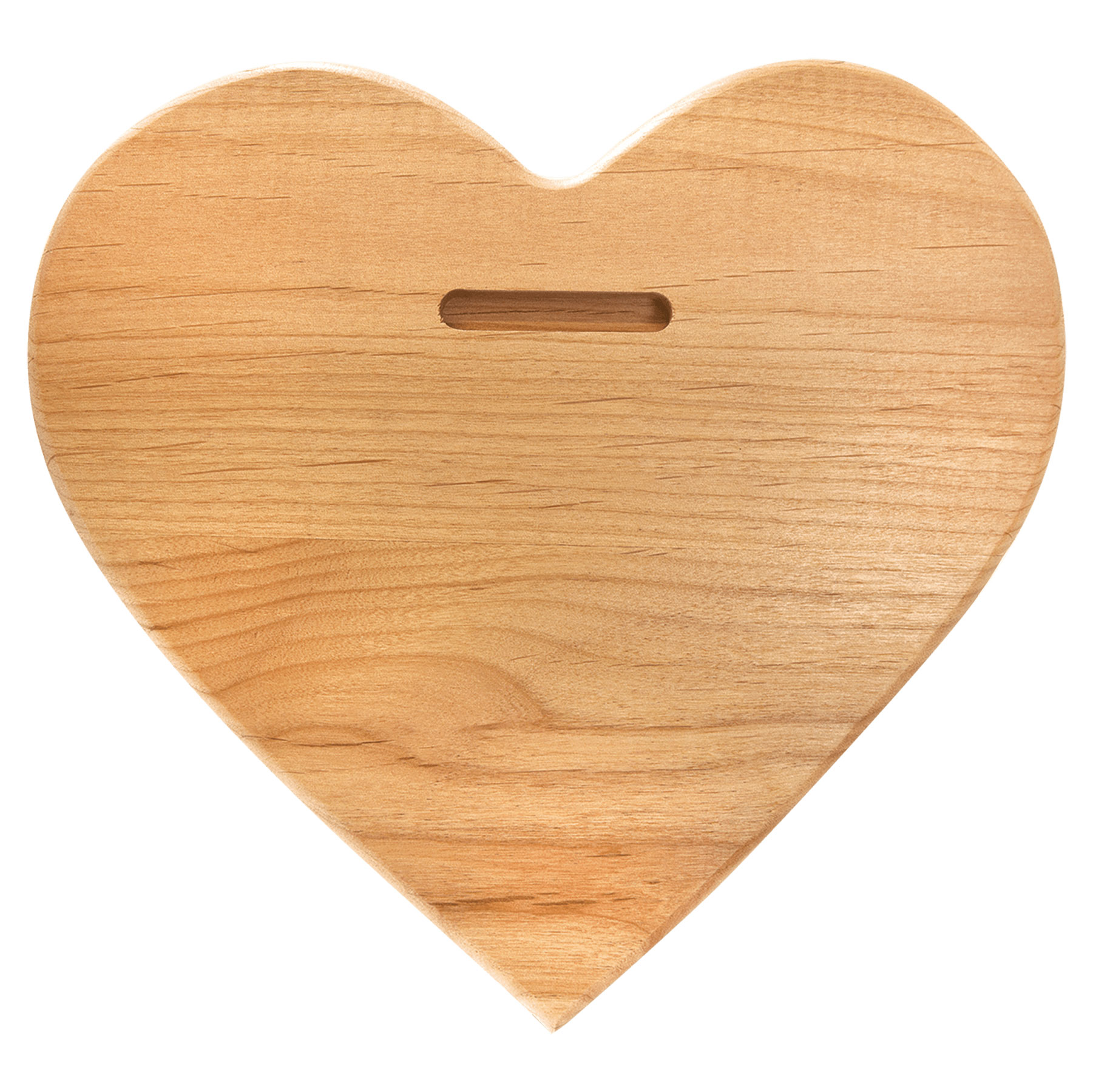 9 1/2" x 8" Alder Heart Plaque 4