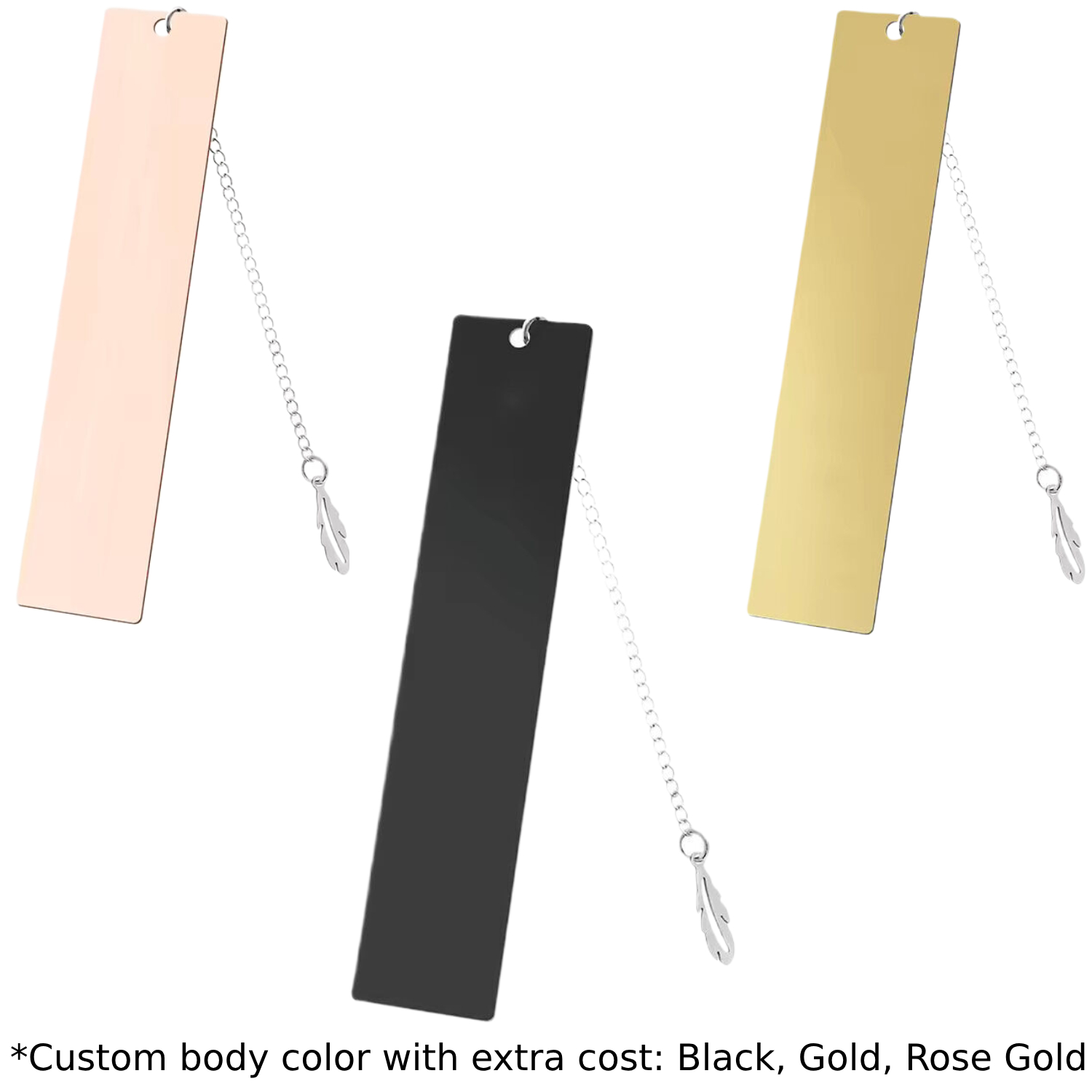 Metallic Stainless Steel Bookmark 3