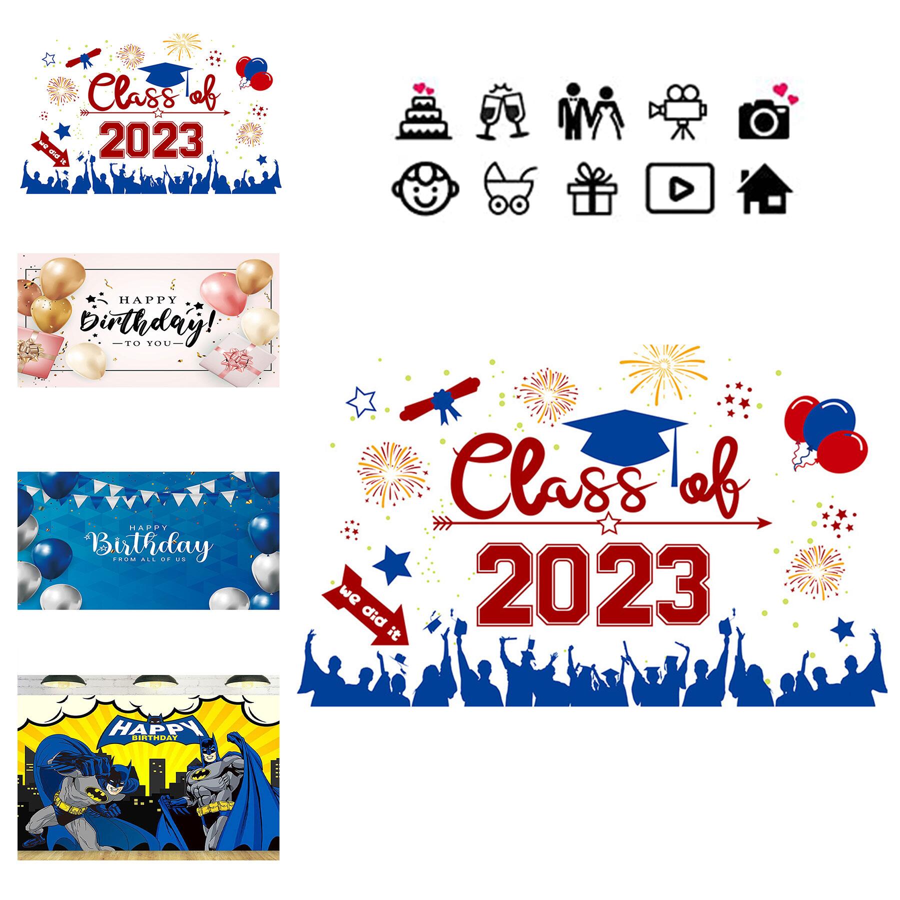 Birthday Photography Backdrop Banner 1