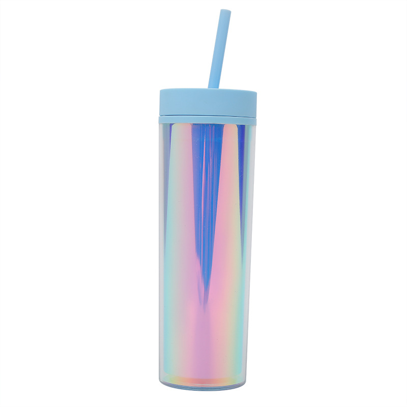 16oz Acrylic Tumbler with Lid & Straw 2