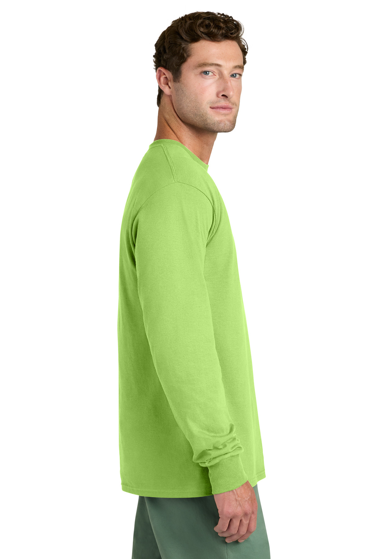 Port & Co Long Sleeve Core Cotton Tee. PC54LS 187