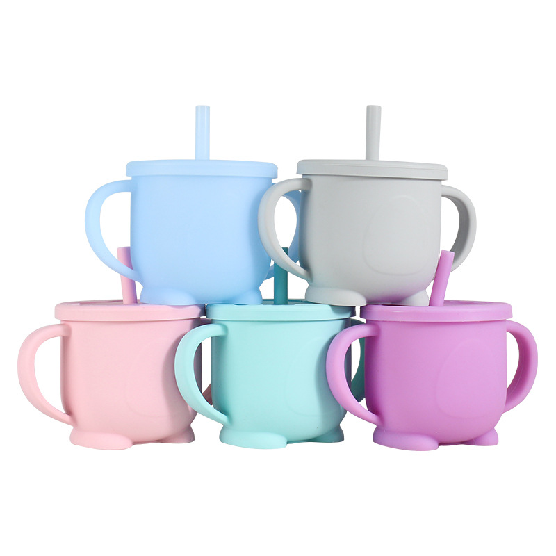 Baby Feeding Cups Baby Learning Baby Drinkware Silicone Sipp 2
