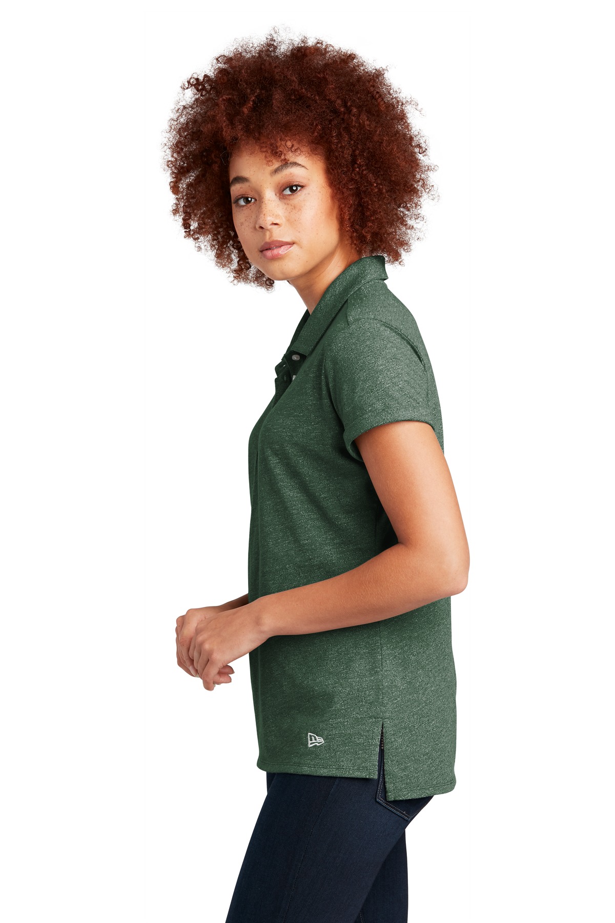 New Era Women's Slub Twist Polo LNEA301 9