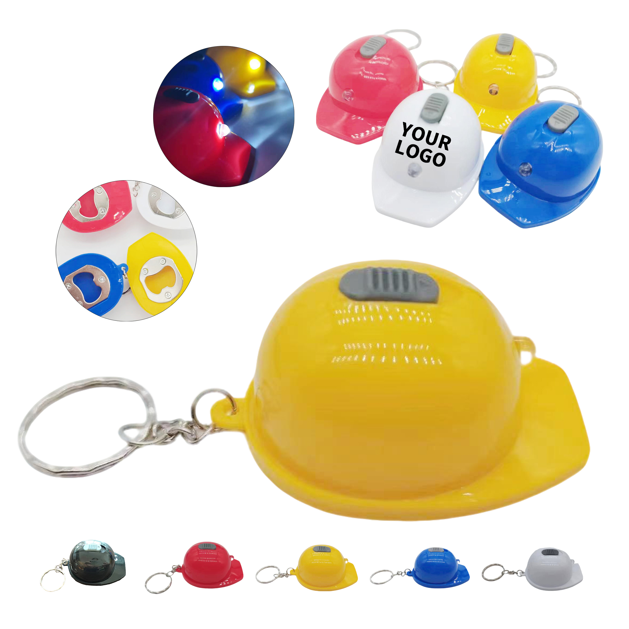 ABS Metal Novelty Hat Bottle Opener Keychain 6