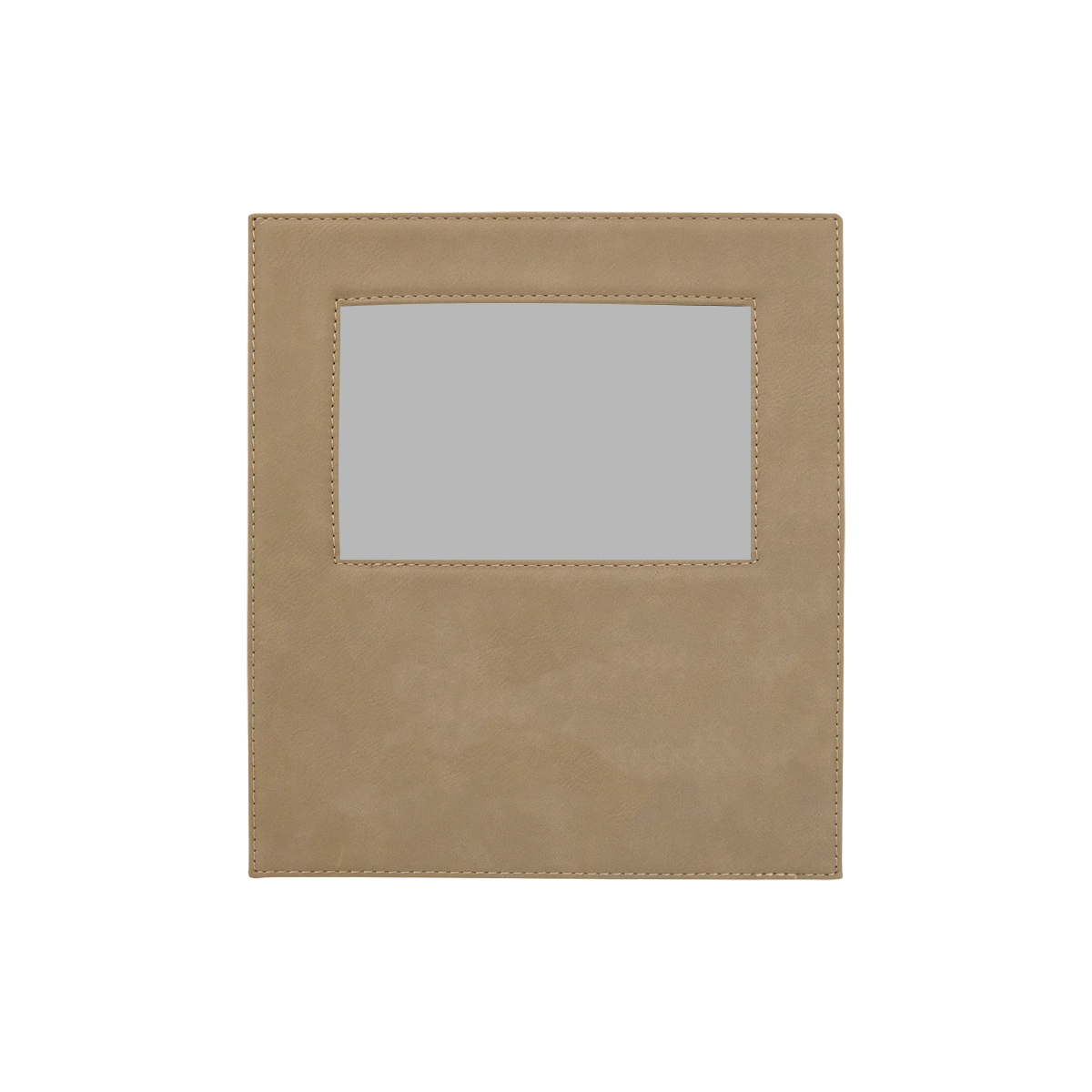 4" x 6" Light Brown Leatherette Photo Frame 2