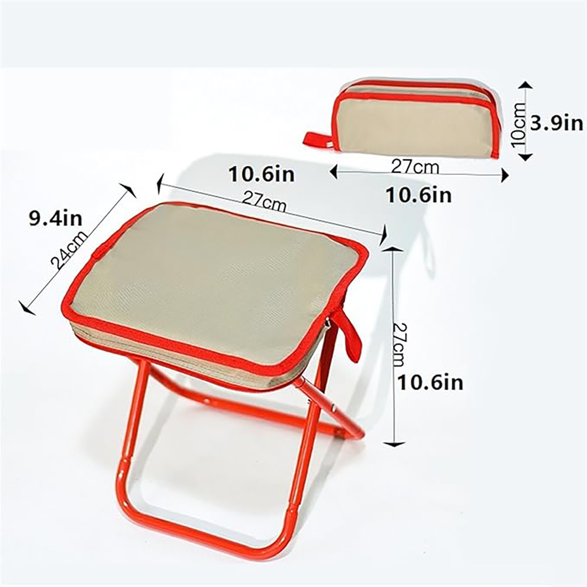 Ultra Portable Folding Chair Folds Into Wallet Size 6