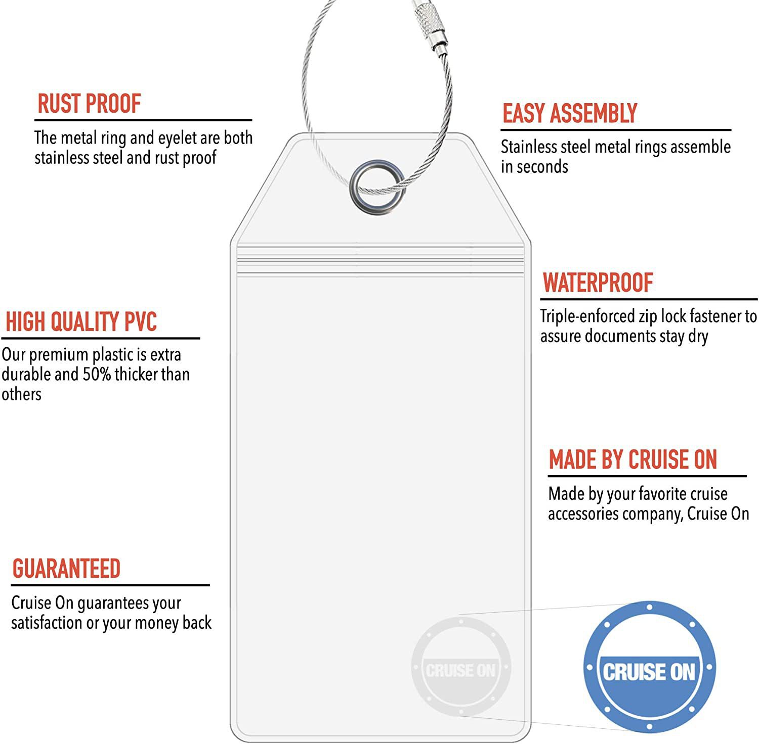 Clear Luggage Tag 5