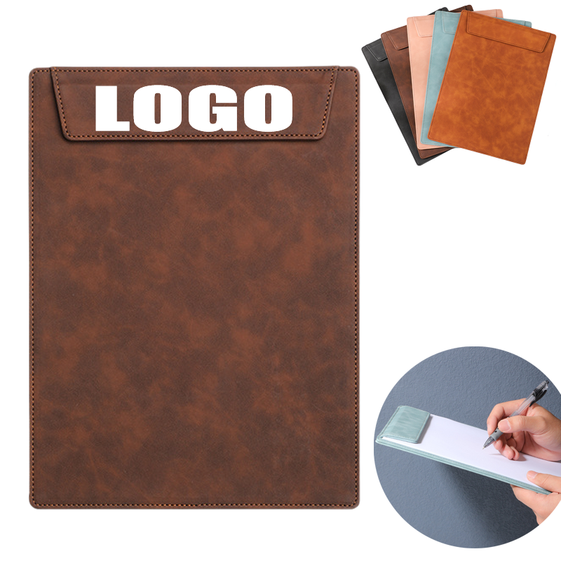 PU Leather A4 Business Hotel Magnet ClipBoard & Writing Pad 2