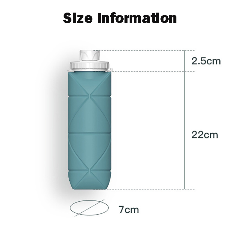 Portable Silicone Folding Water Cup Large-Capacity Telescopic Cup 15