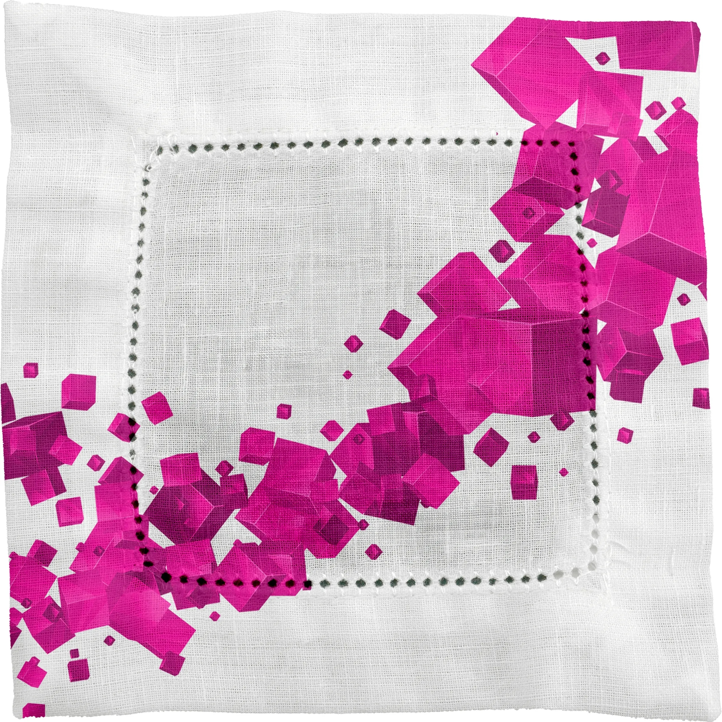 Floating Cubes Fabric Napkin 2