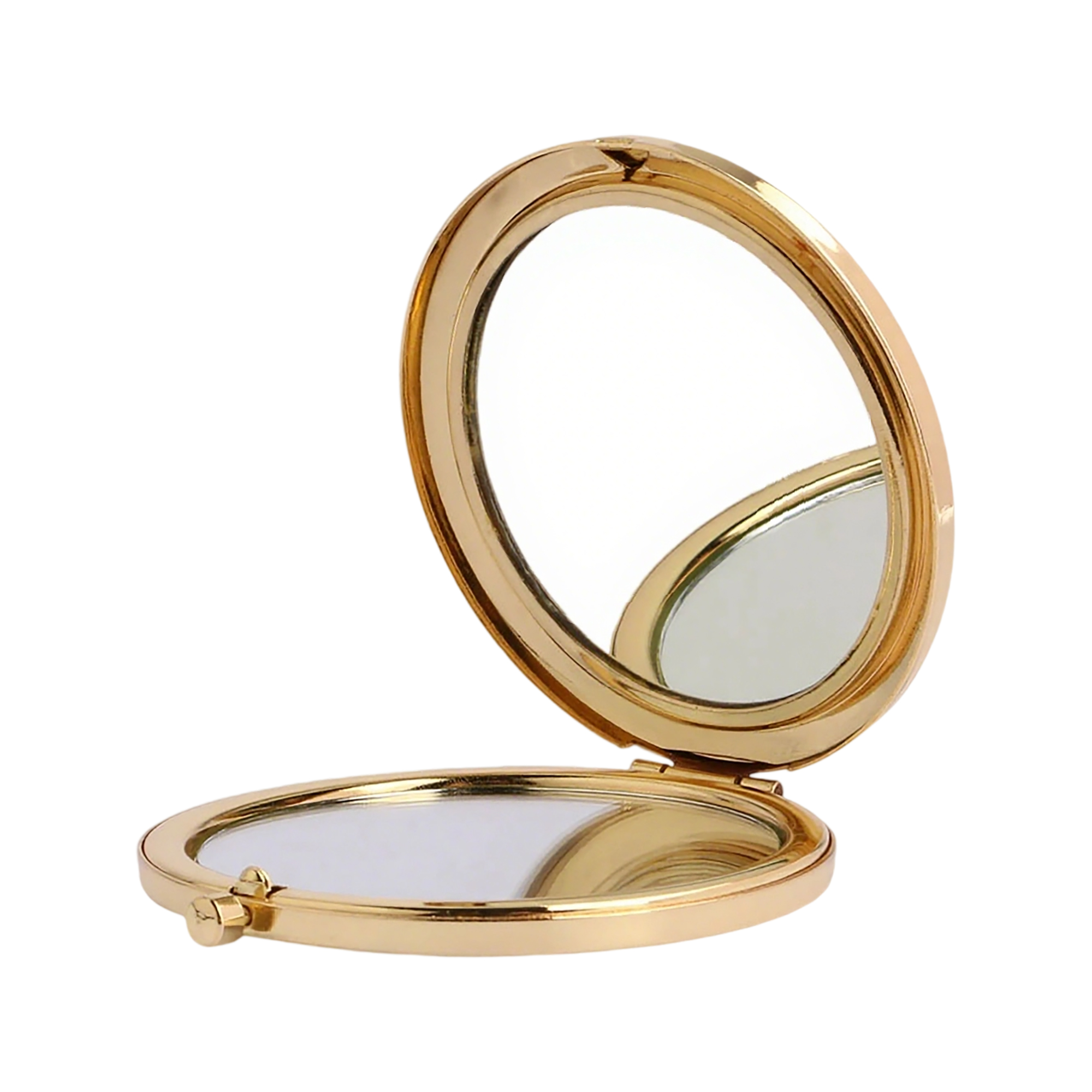 Portable Folding Makeup Mirror With 1X And 2X Magnification 3