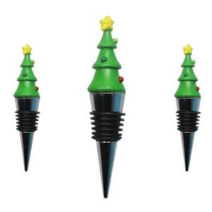 Custom Christmas Tree Wine Cork Bottle Stopper 8