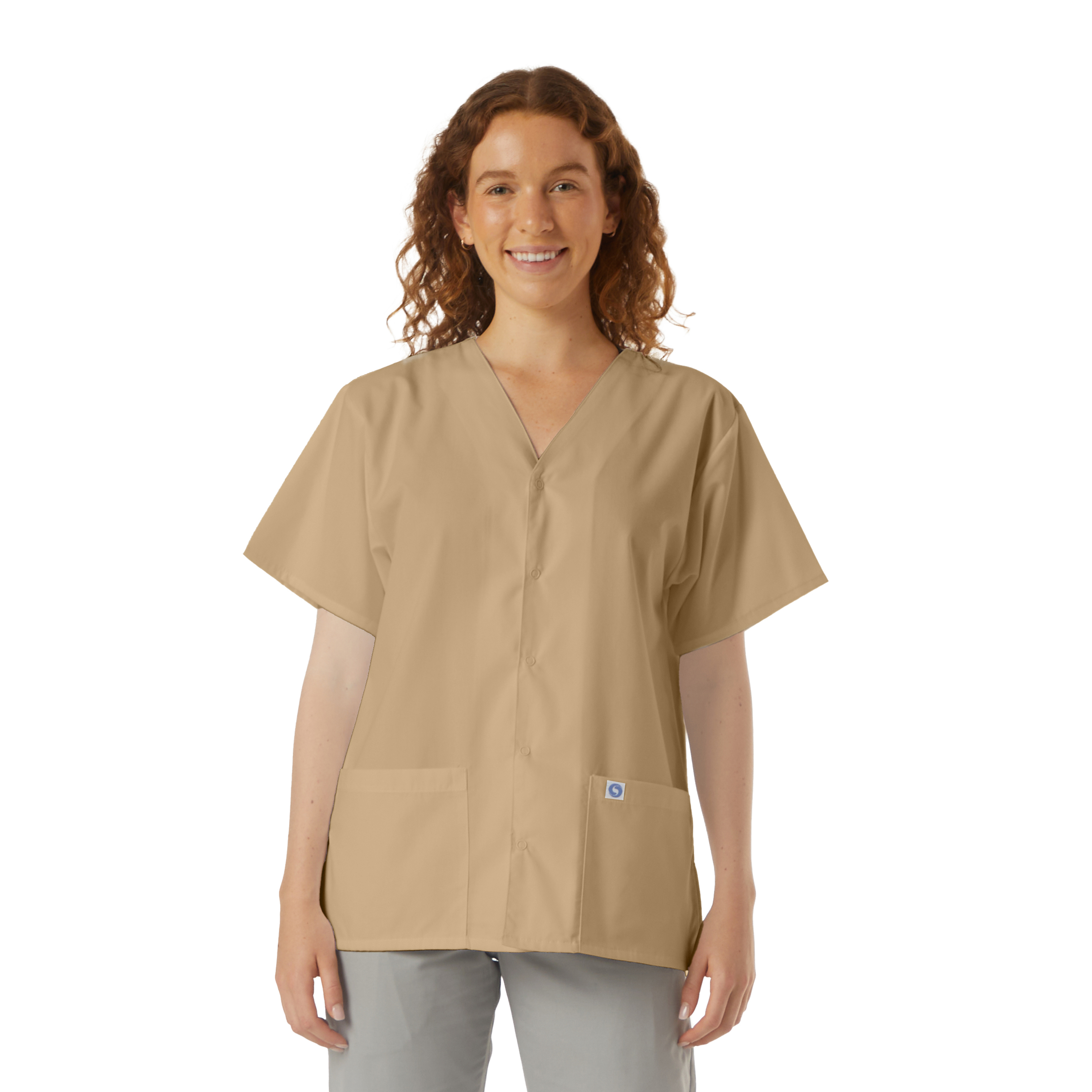 UltraSoft Snap-Front Scrub Tunic 7
