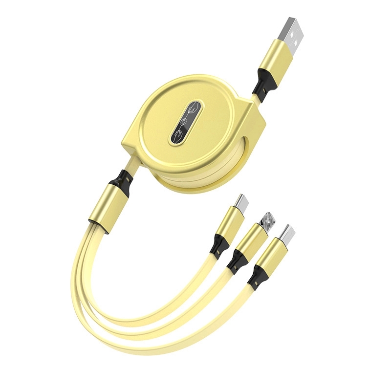 3-In-1 Retractable Multi-Head Charging Cable 7