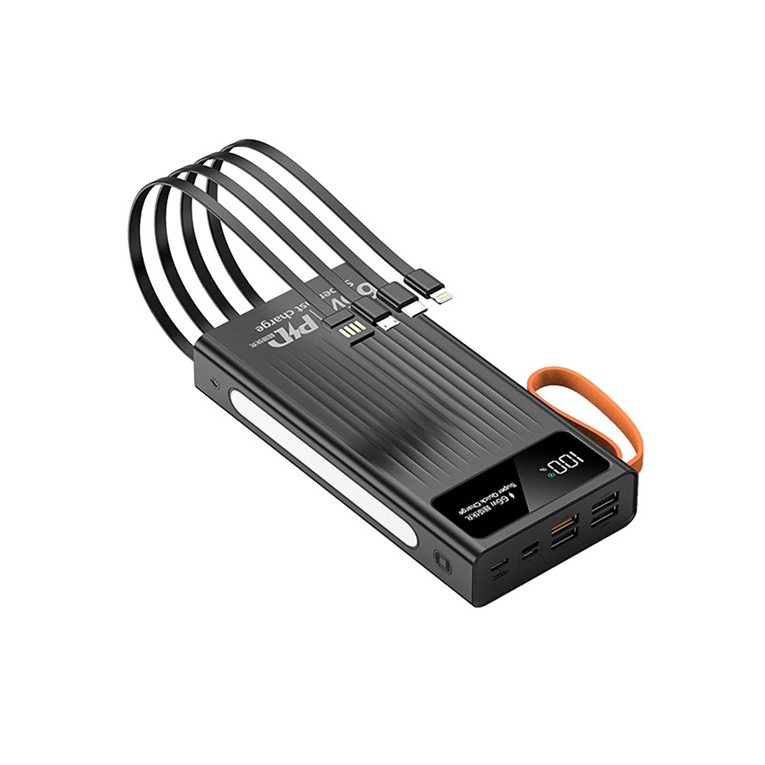 66W Portable Fast Charging Power Bank W/ Light 4