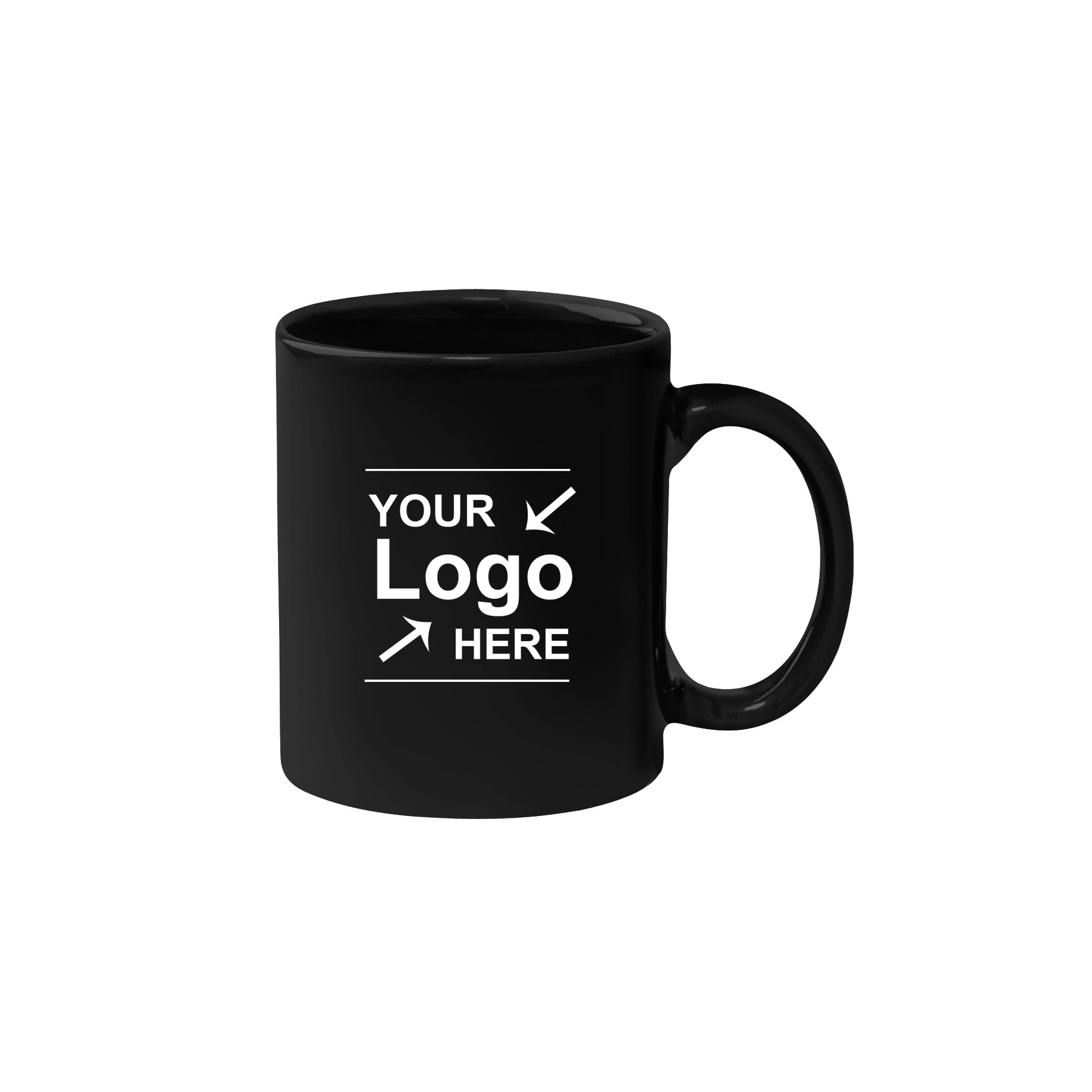 11 Oz. Colored Stoneware Mug With C-Handle 2