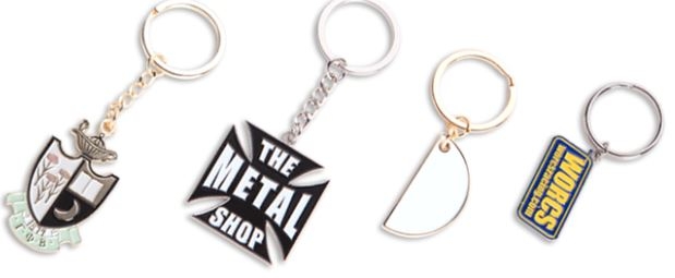 Two Sided Soft Enamel Key Chain 1