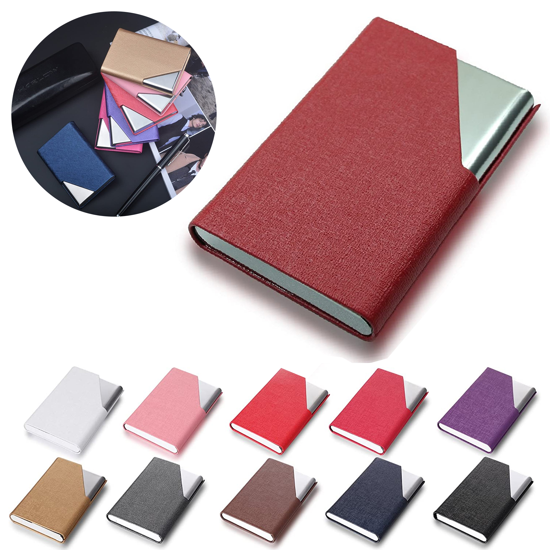 Stainless Steel Multi Card Case 1