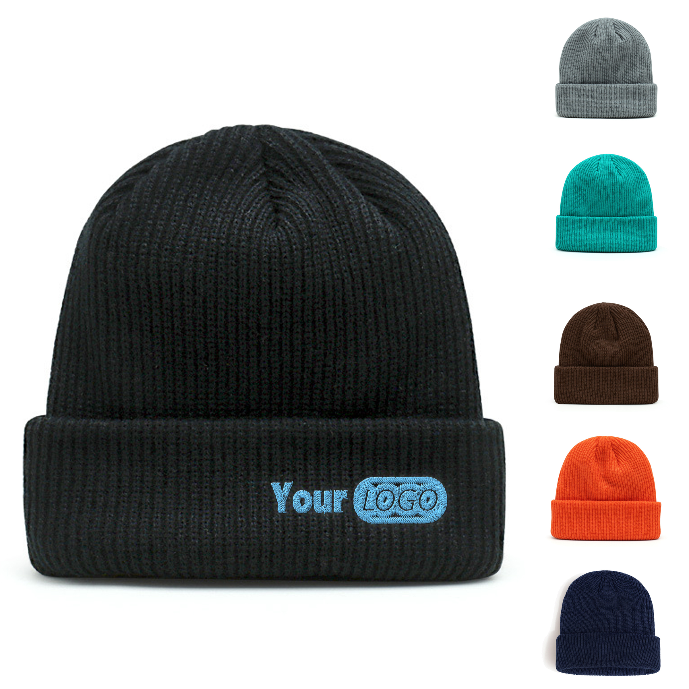 Knit Thick Autumn And Winter Knitted Hat 4