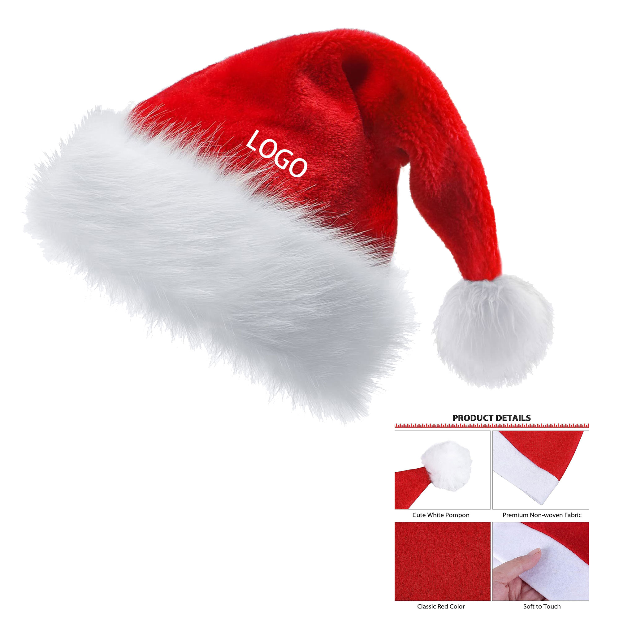 Unisex Velvet Comfort Christmas Hats 2