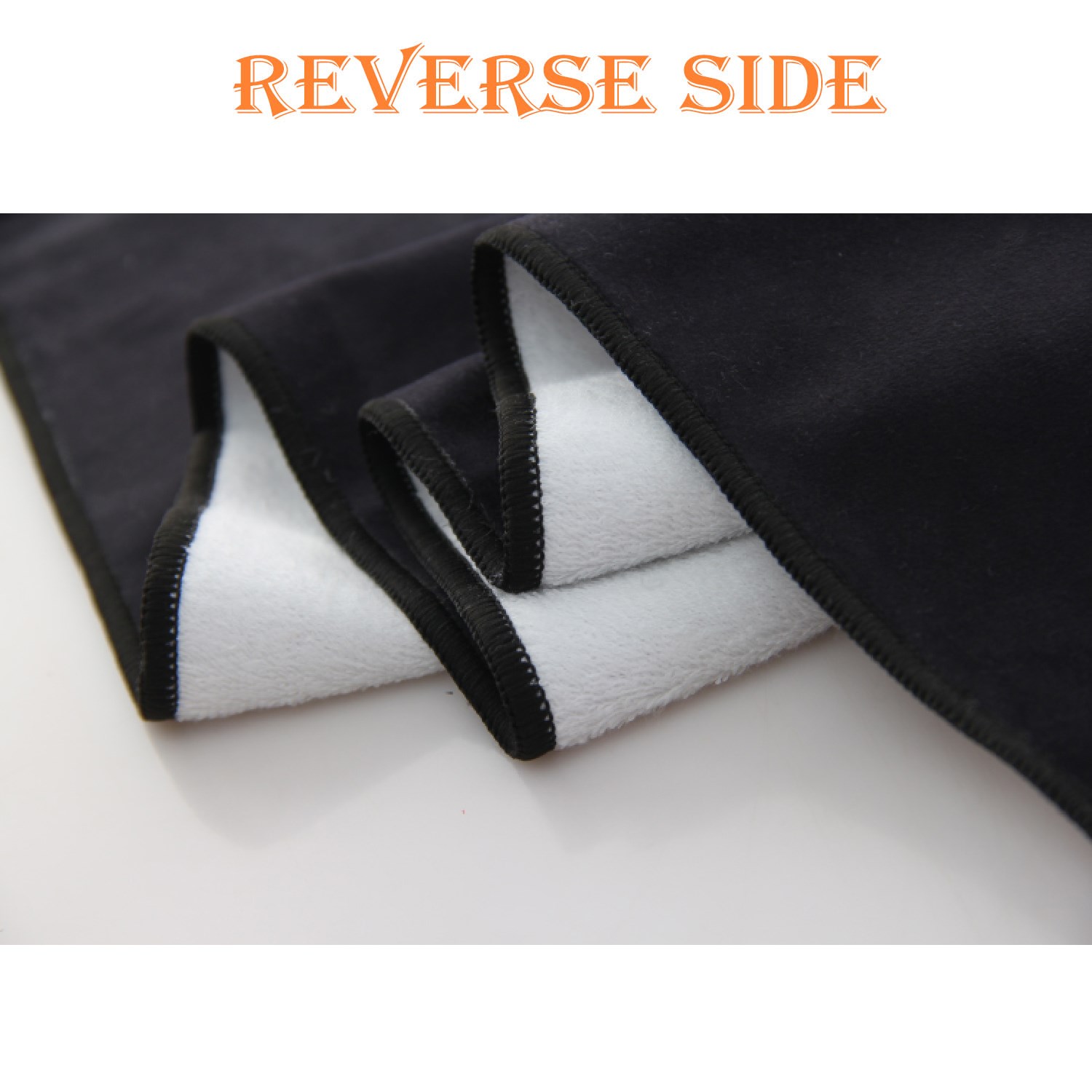 24"x 42" Sublimated Plush Microfiber Gym Towel w/ Cotton Terry Loops 2