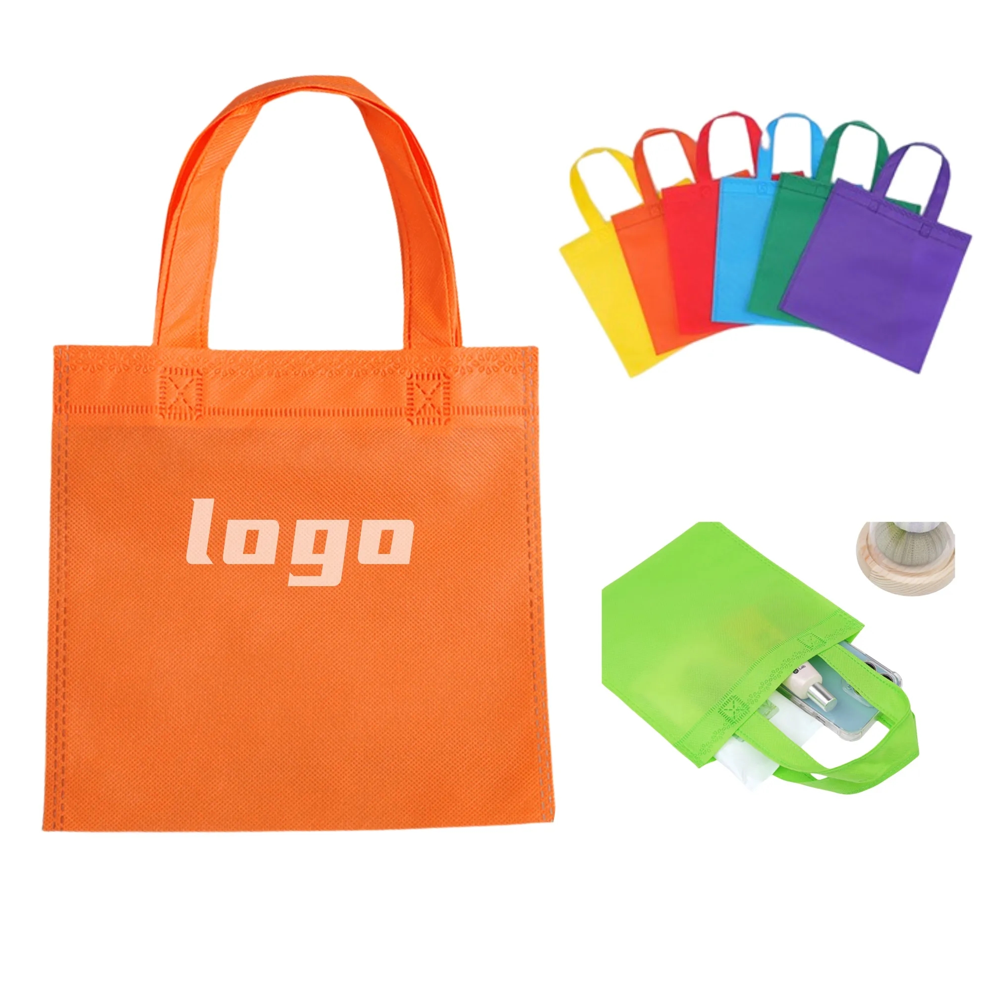 Colorful Non - Woven Bag, Custom Logo, Shopping Promo