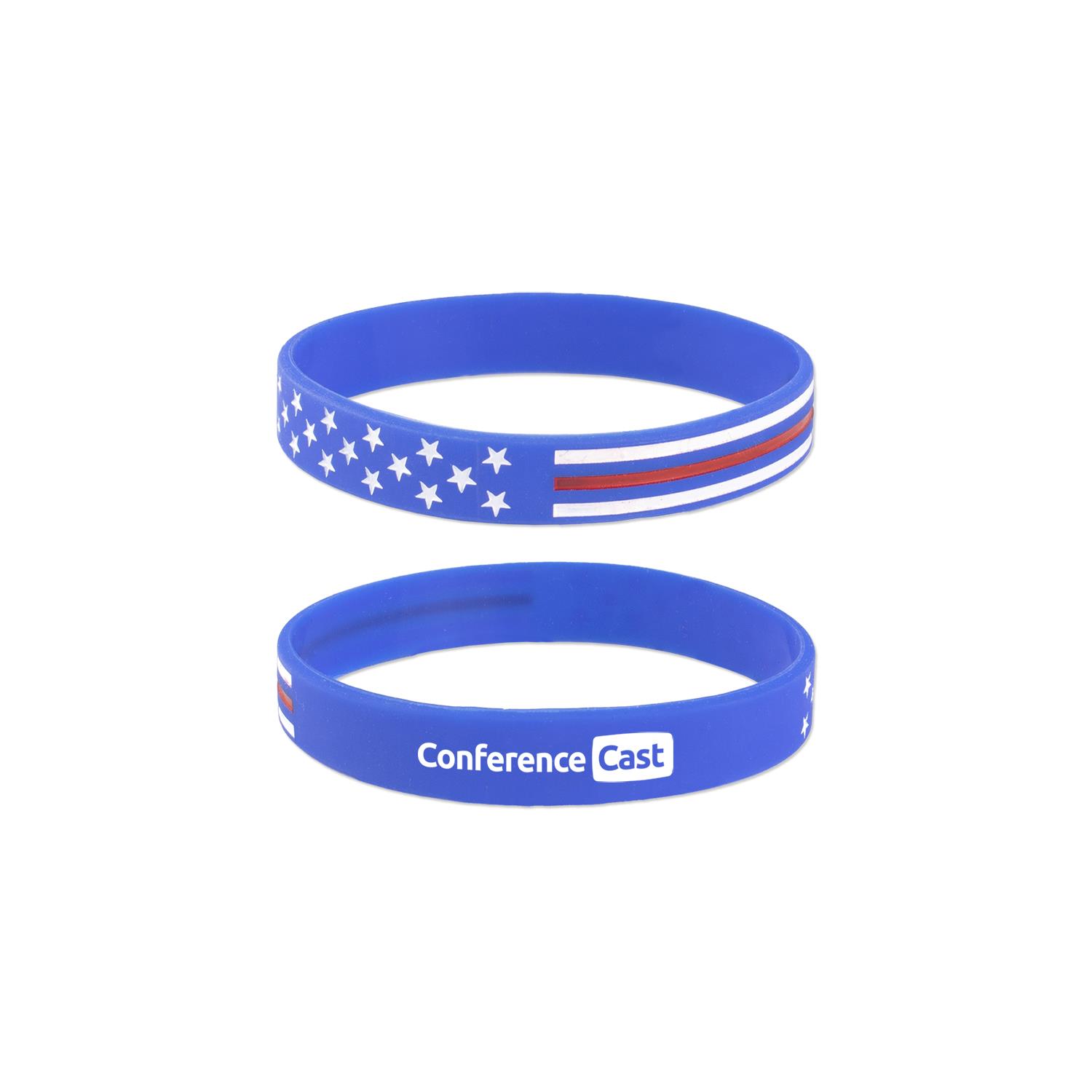 Patriotic Silicone Wristband Bracelets 3
