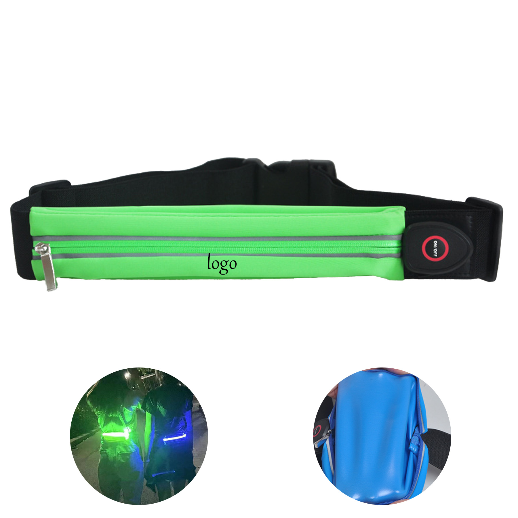 Rechargeable LED Belt Bag 2