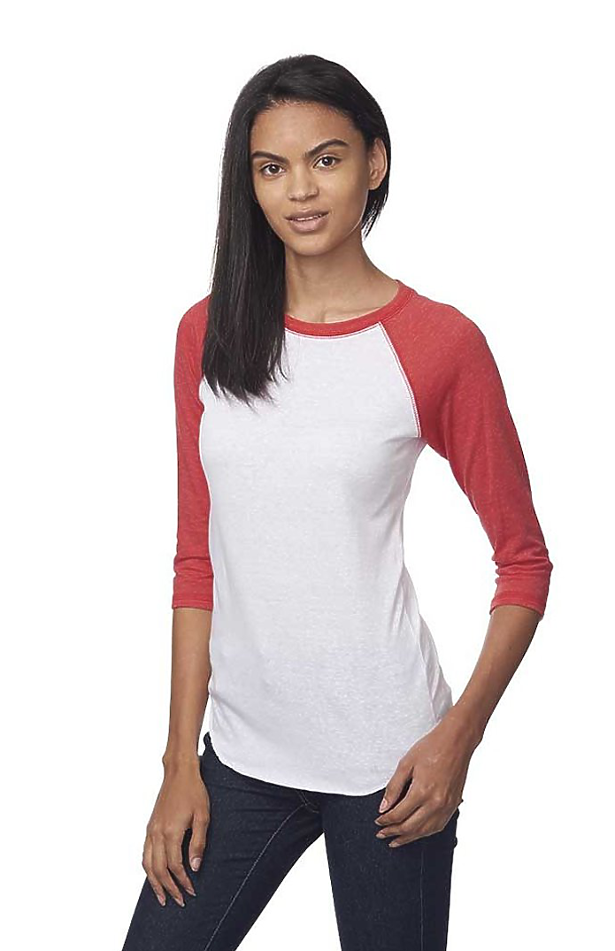 Unisex Triblend Raglan Baseball Shirt 3