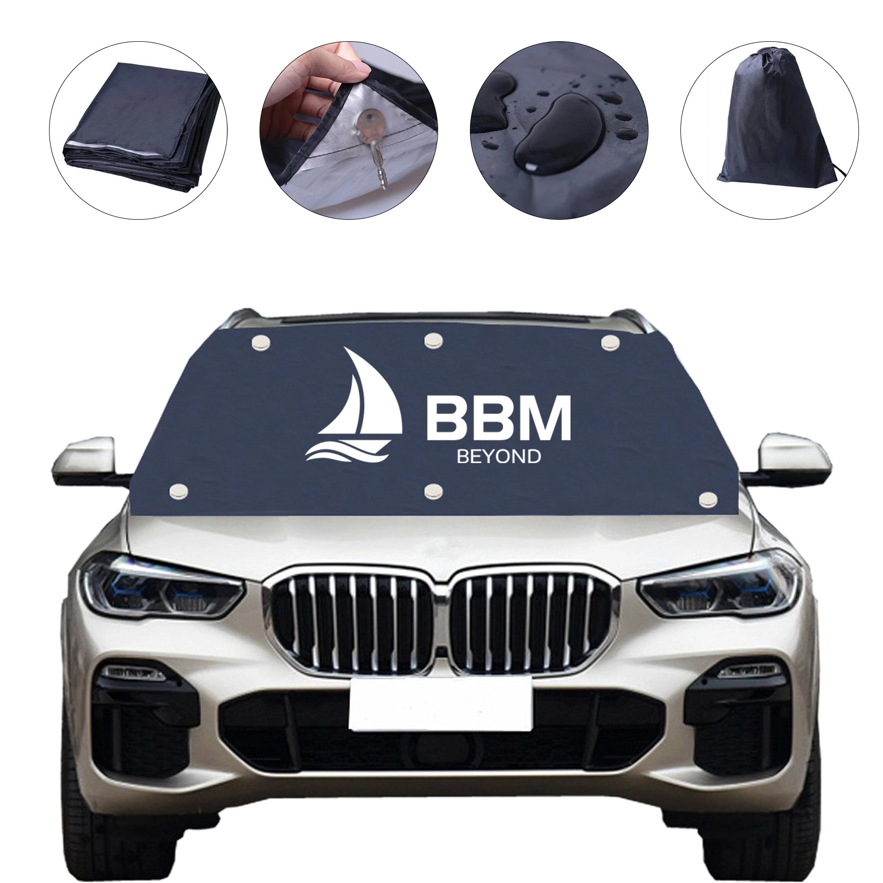 Magnetic Windshield Snow Cover 2