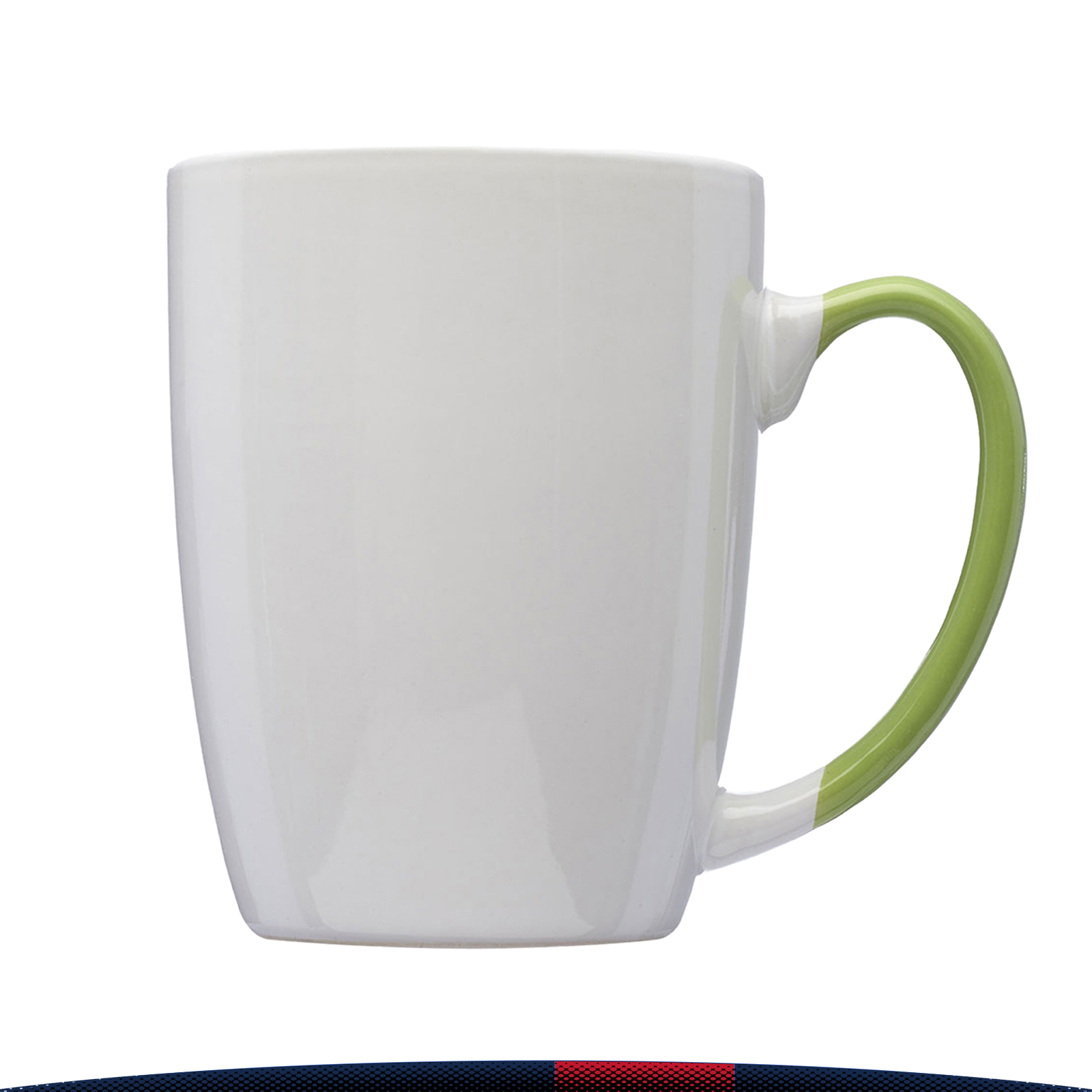12 oz. Two-Tone Customized Latte Mugs 6