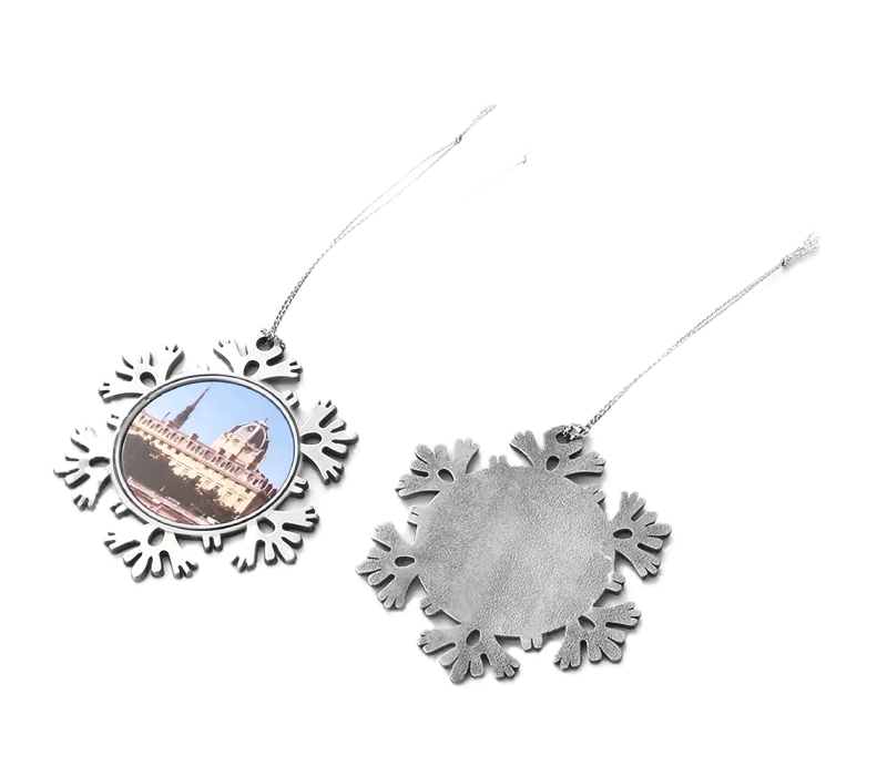 Zinc Alloy Single-Sided Christmas Ornament 1