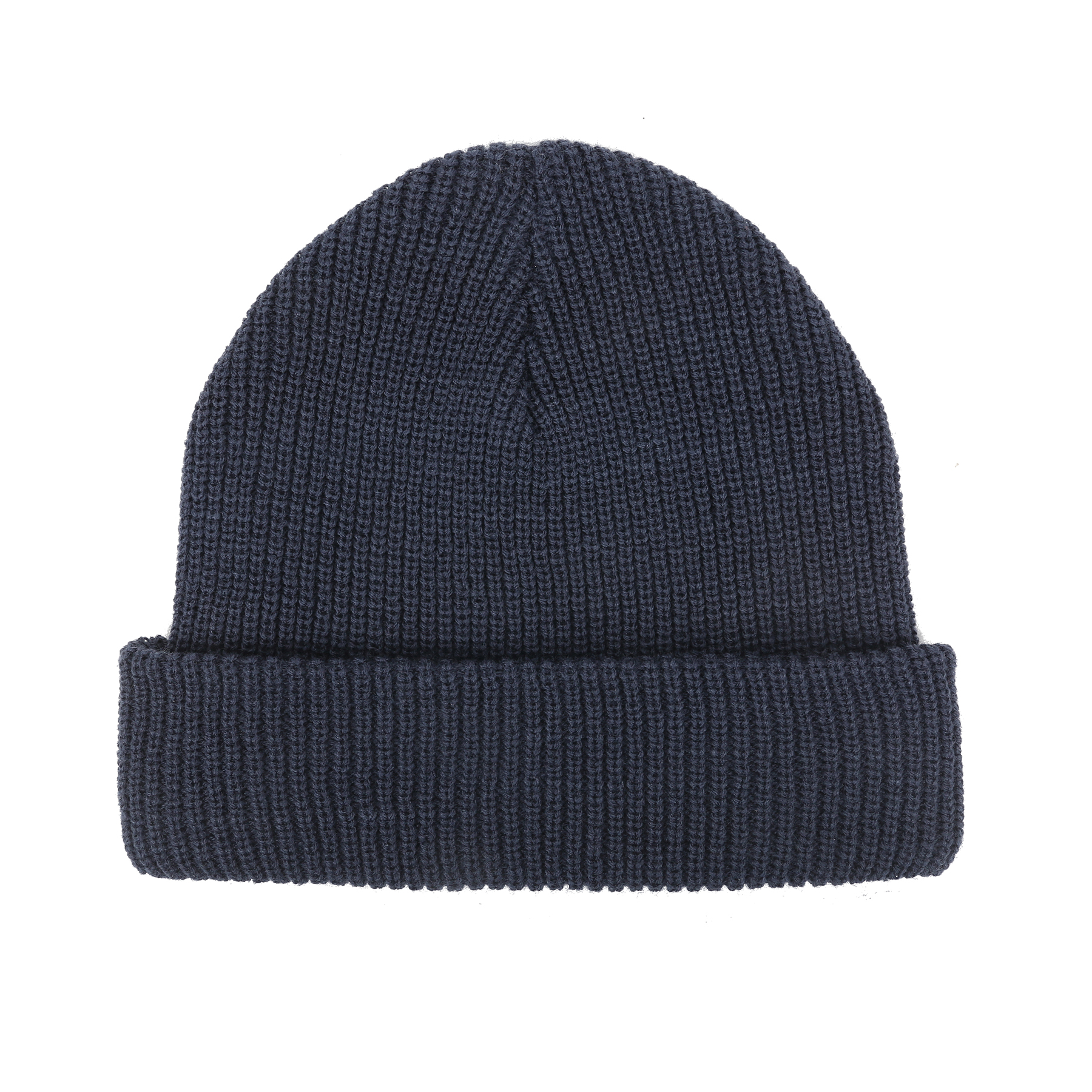 Cuffed Knit Beanie With Faux Leather Patch 3
