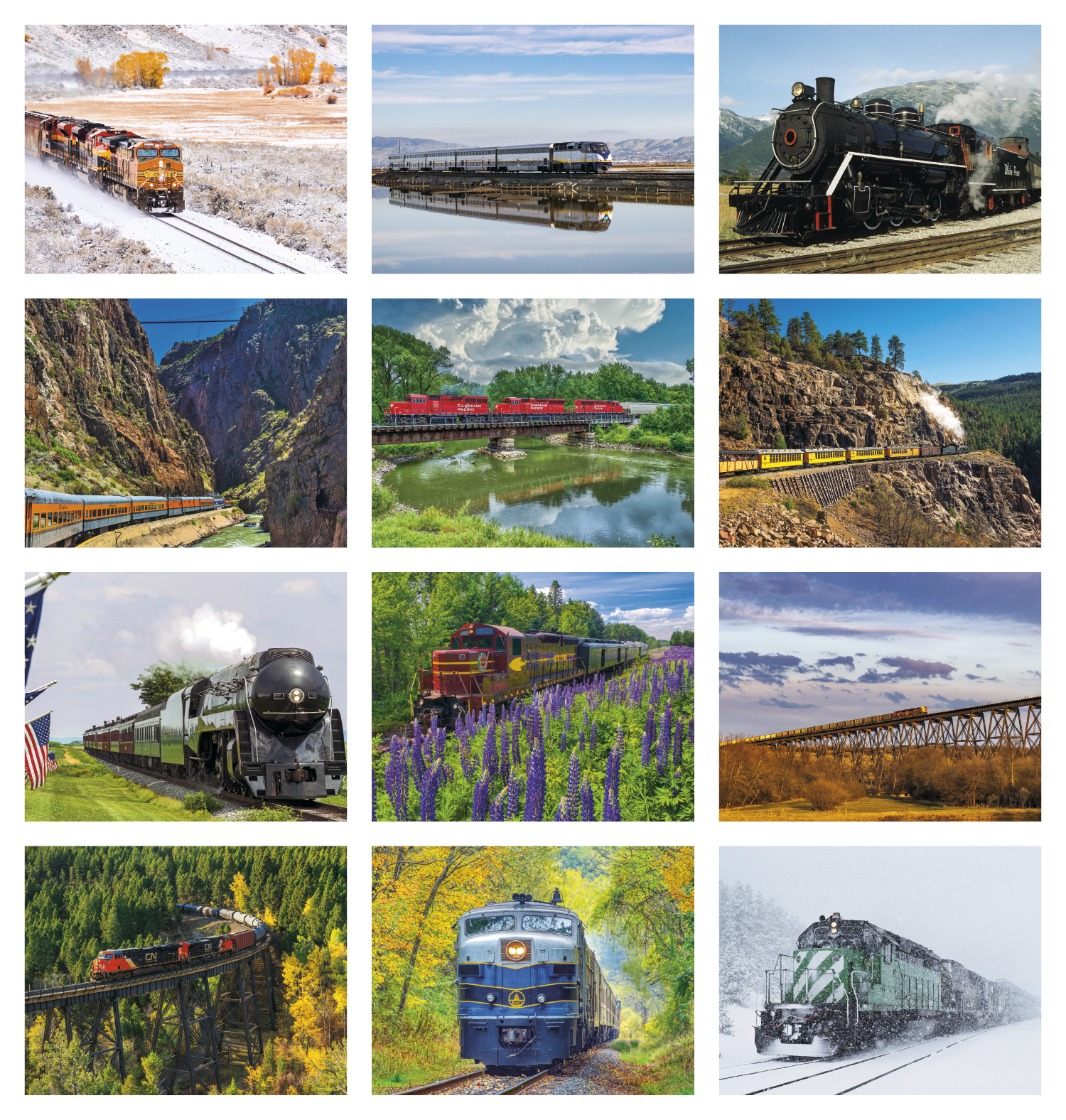 Triumph® Calendars Trains Calendar 26