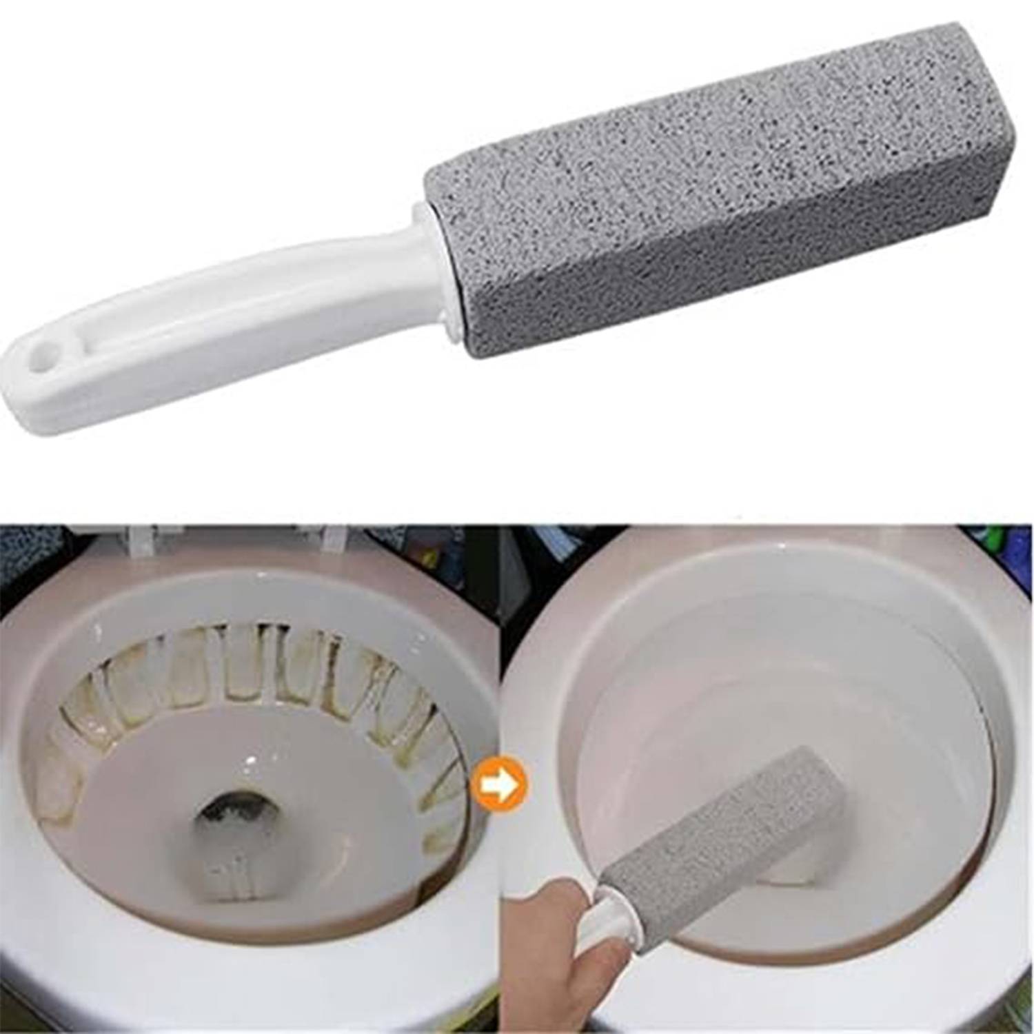 Pumice Stone Toilet Bowl Cleaner Brush 2