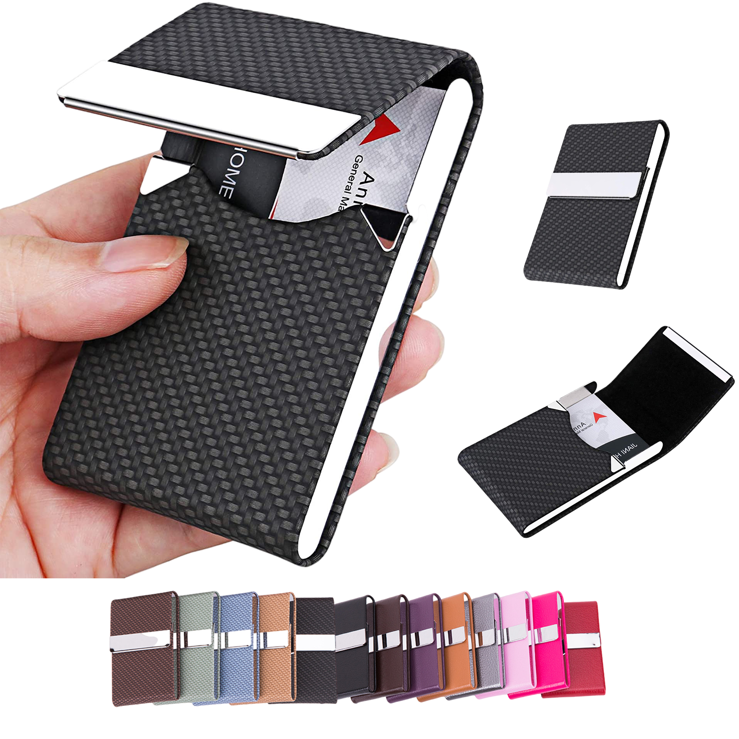 Pu Leather Business Card Holder 2