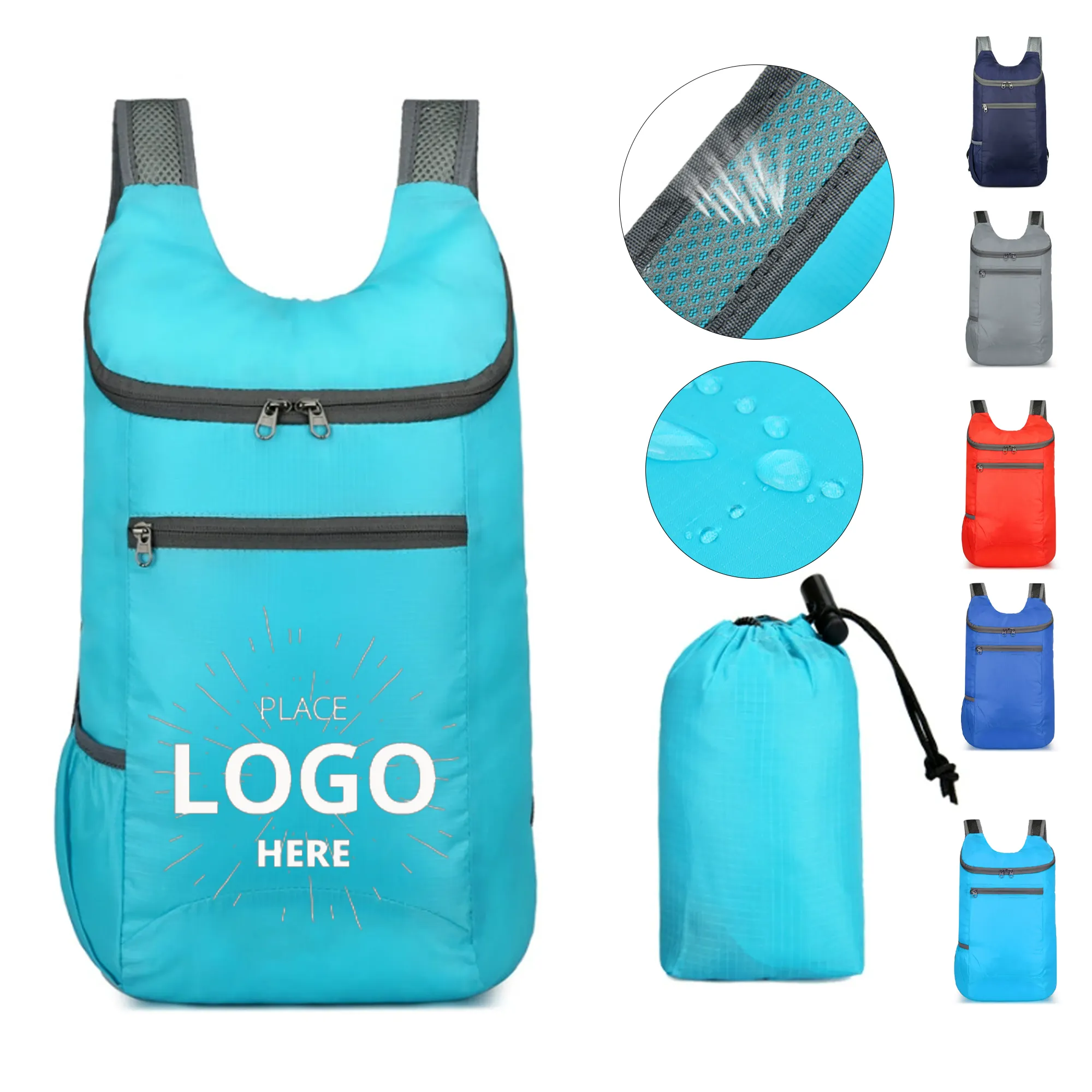 Oxford Cloth Lightweight Packable Hiking Backpack 2