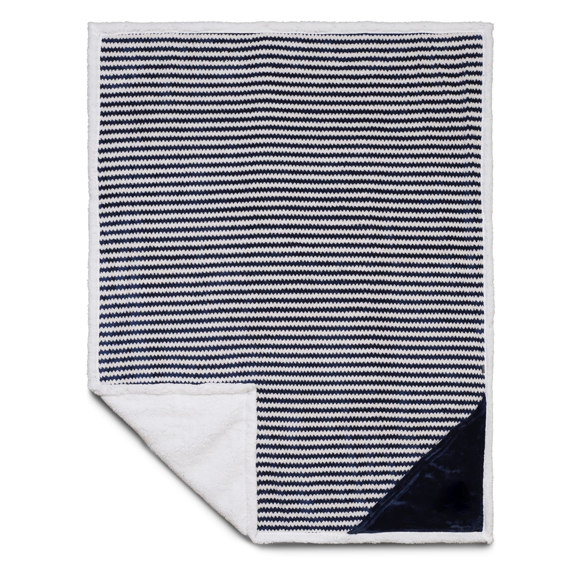 Field & Co.® Chevron Striped Sherpa Blanket 88