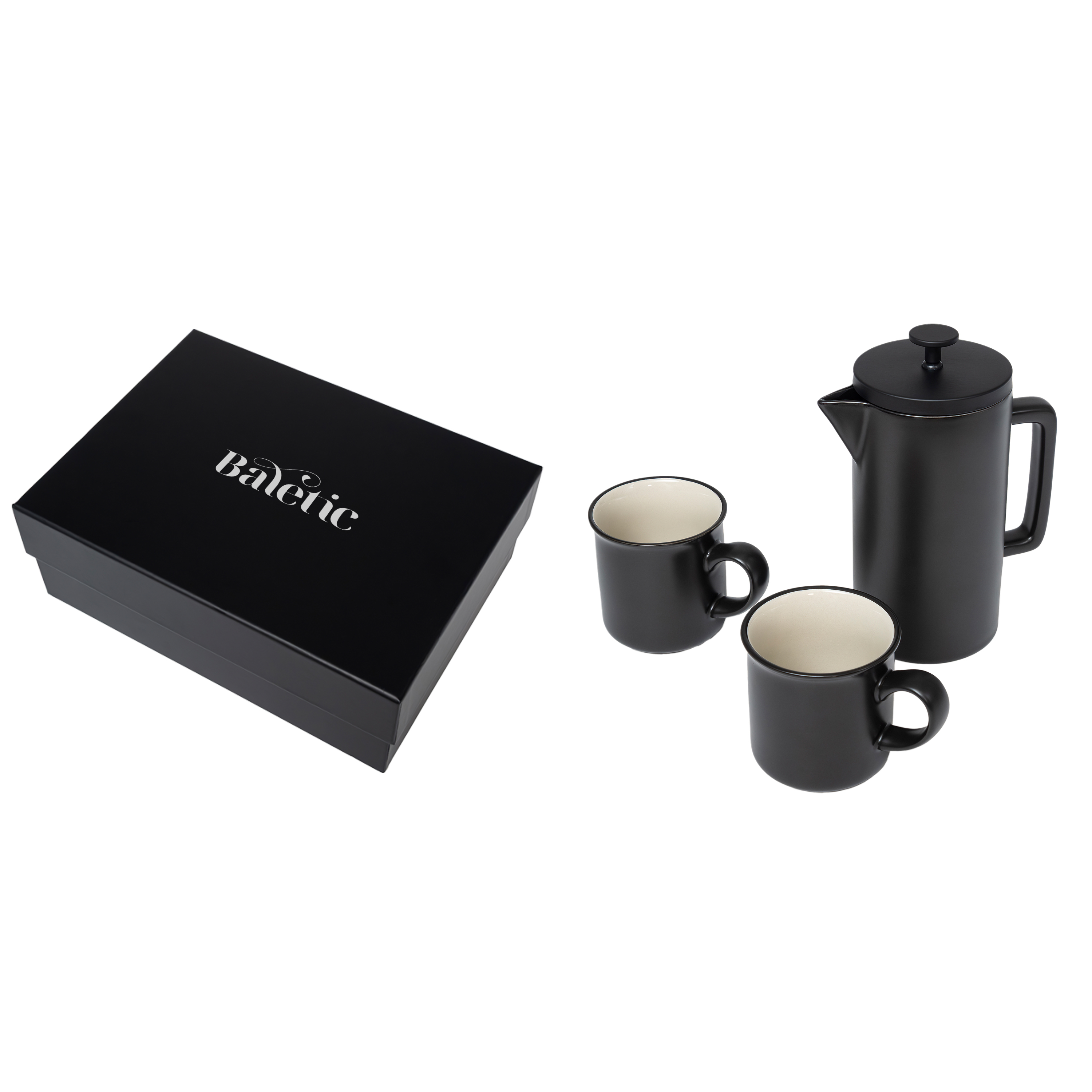 Highland porcelain french press coffee set 8