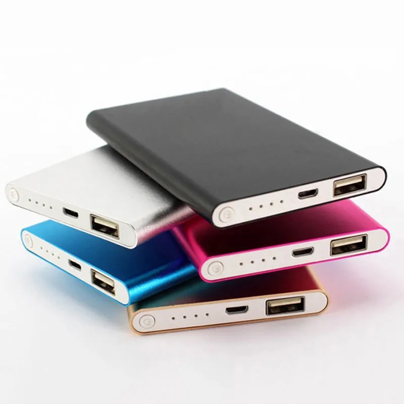 Slim Aluminum Universal Power Bank Charger-4000mAh 4