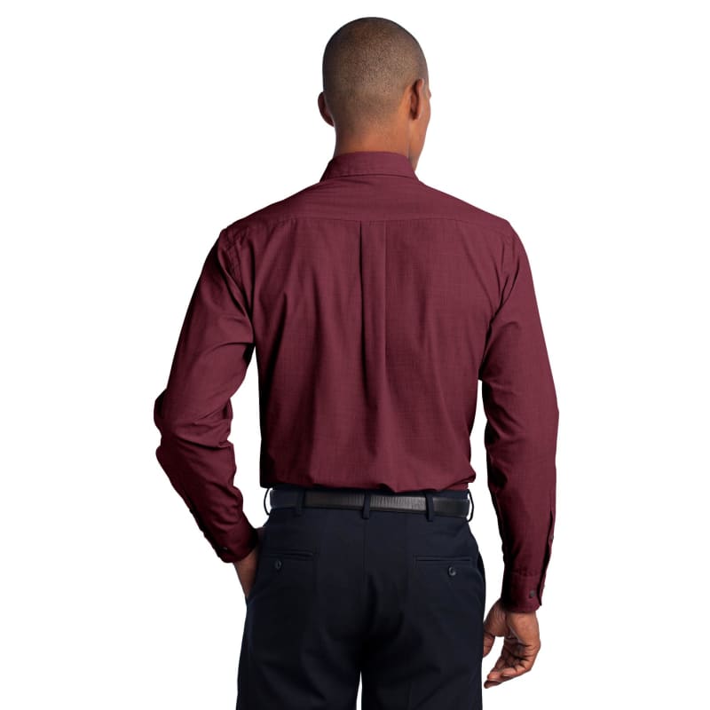 Port Authority Crosshatch Easy Care Shirt. 12