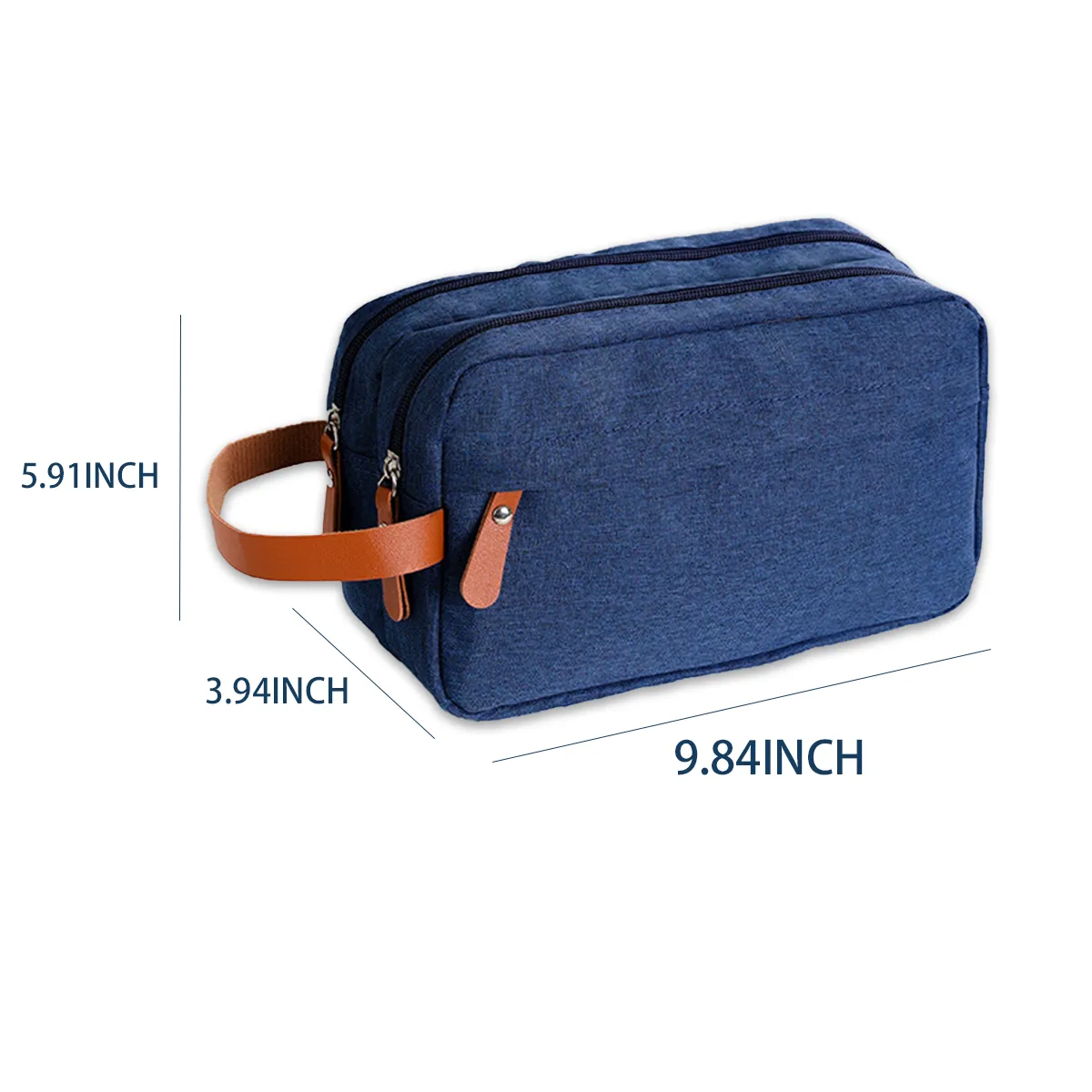 Portable Resistant Toiletry Organizer Bag With Handle 3