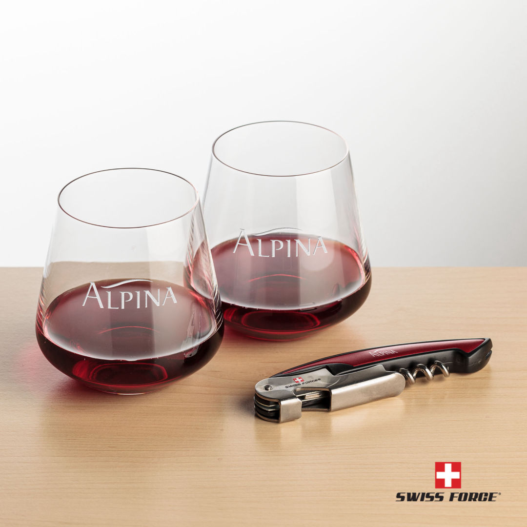 Swiss Force® Opener & Cannes Stemless Wine 4